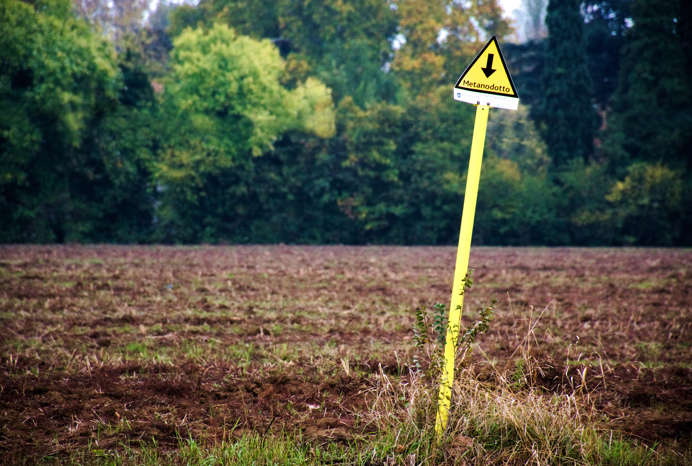 pipeline for underground methane gas