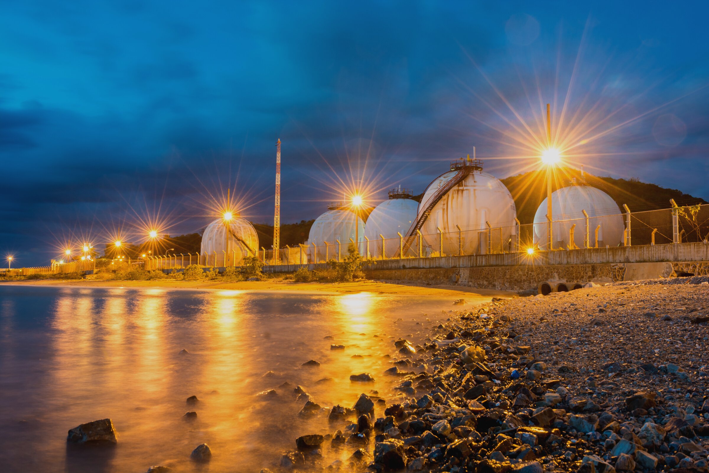 LPG gas industrial storage sphere tanks