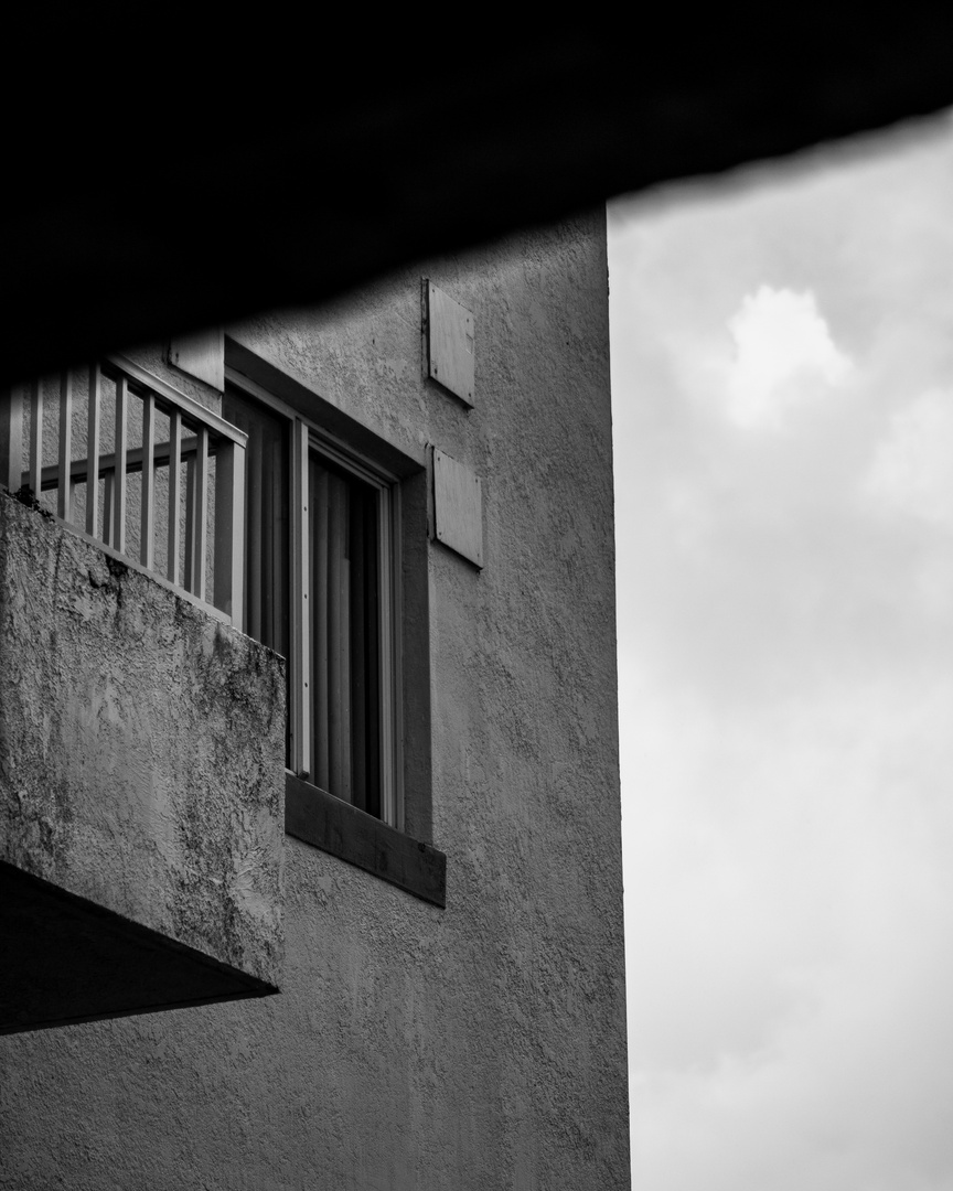 Grayscale Photo of Concrete Building